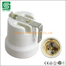Porcelain Threaded Socket F519 Ceramic E27 Lamp Holder